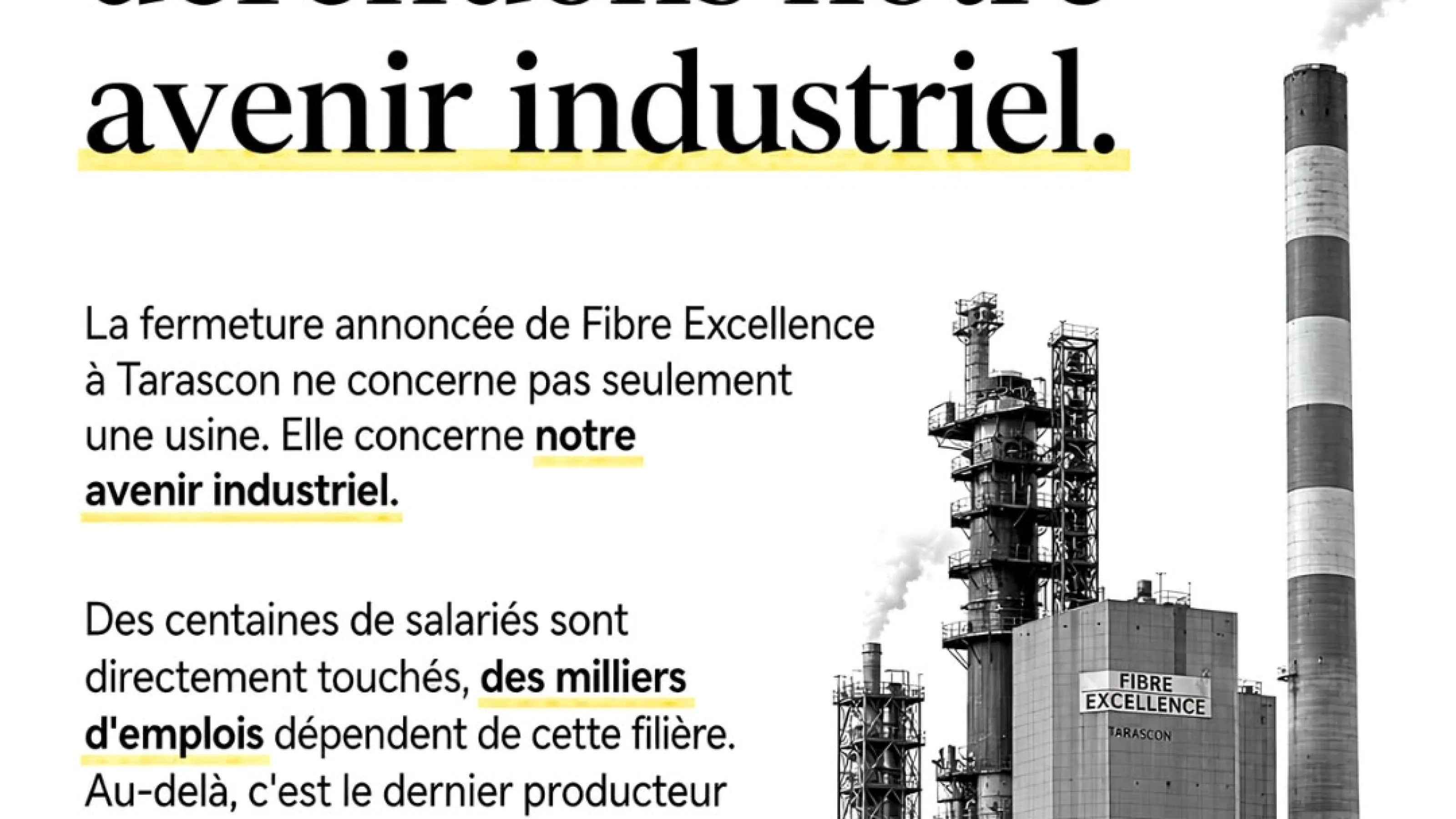 L'Usine Fibre excellence de Tarascon ne doit pas fermer