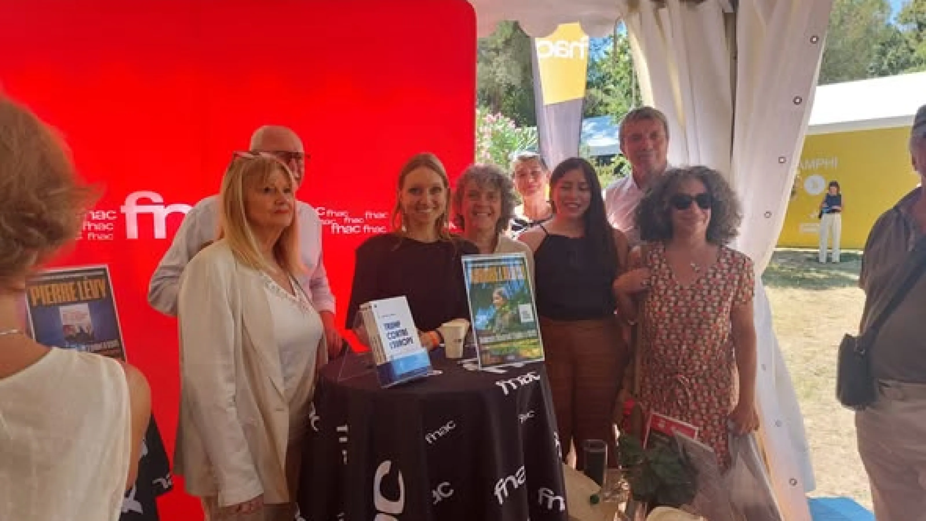 AVEC AURORE LALUCQ LORS DES RENCONTRES ÉCONOMIQUES D'AIX LE 3 JUILLET