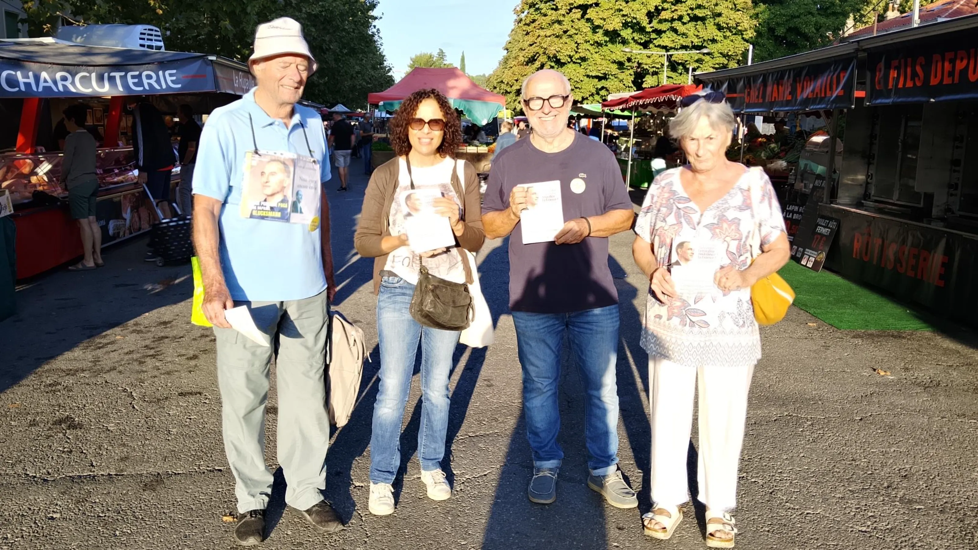 Glucksmann 2027, belle mobilisation à Aix-en-Provence, Aubagne, Marseille, et Pélissanne.