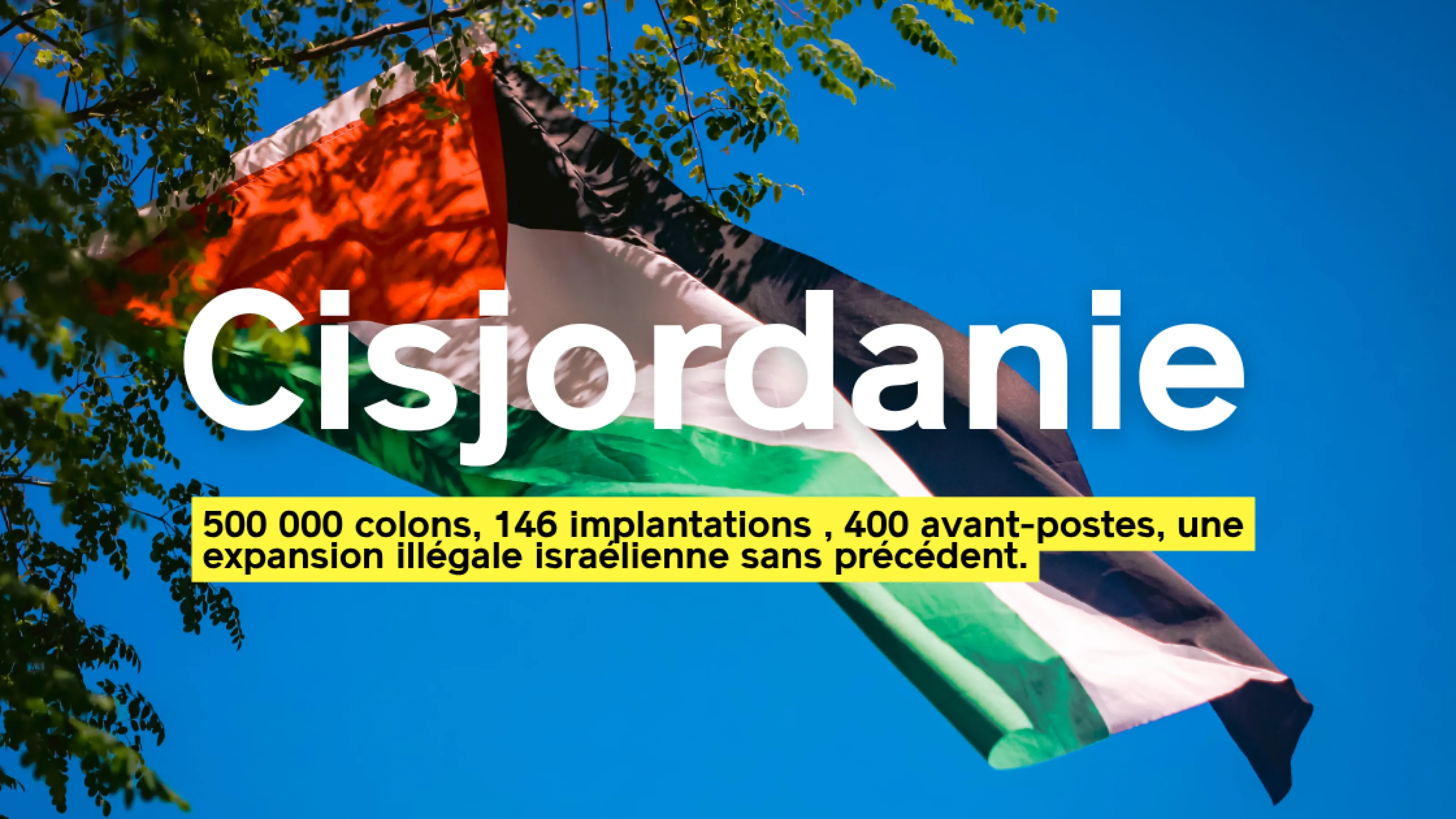 L’Europe doit s’élever contre la colonisation israélienne.