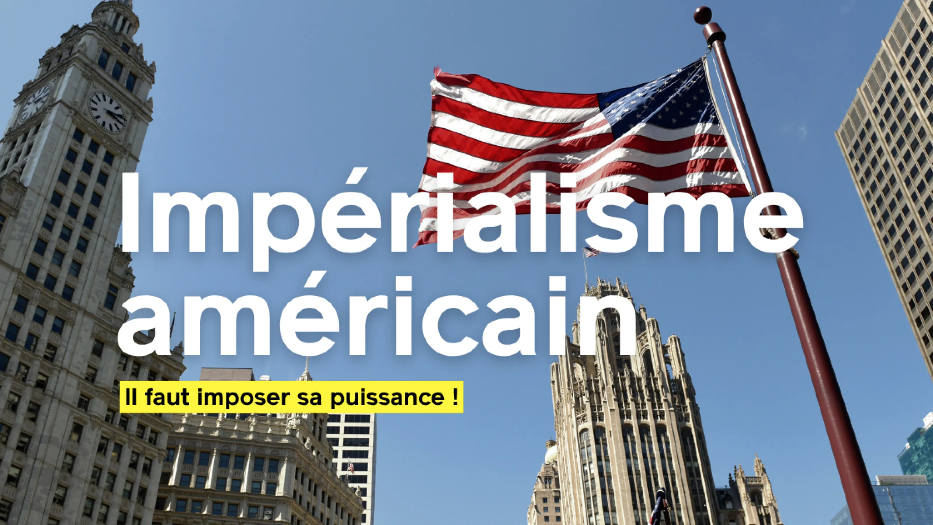 Face à l’impérialisme américain, l’UE doit imposer sa puissance !