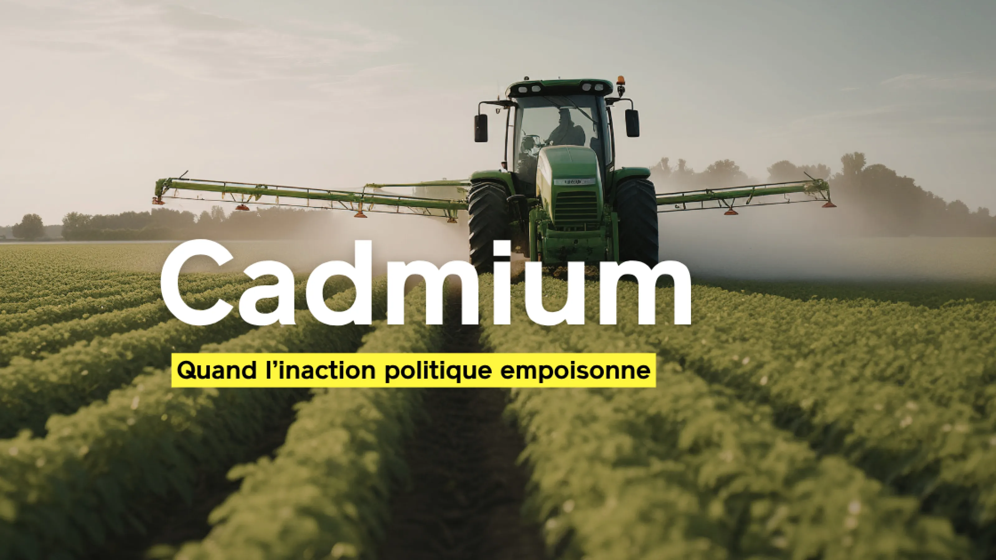 Le cadmium empoisonne silencieusement les Français : le Parlement doit agir maintenant.