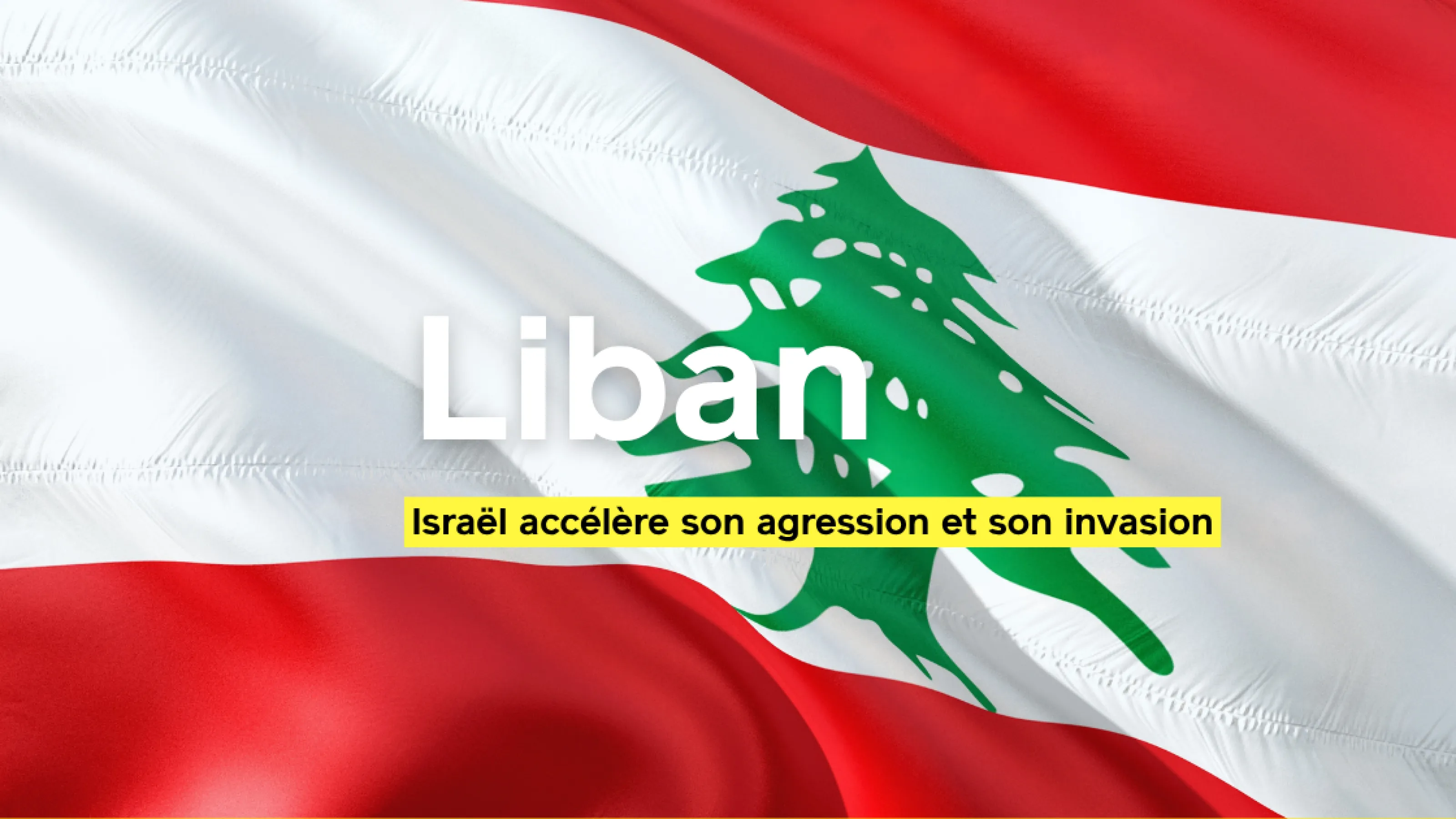Pour sortir du double standard, la France et l’UE doivent exiger la fin de l’invasion israélienne du Liban.